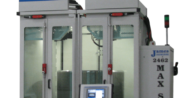 11-axis MAX System CNC-type deburring and chamfering machine, James Engineering, automation