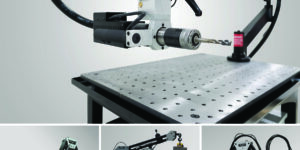 Flex Machine Tools, Tapping, Drilling, Balancing, , International Manufacturing Technology Show (IMTS) Booth #135204, FlexArm REM-24D Electronic Tapping Arm, Multi-Position Head, REM-24D Tapping Arm, 7/8" (22 mm), FlexArm Mag Drill Arm, ergonomic Mag Drill Arm, B-33-RG Balance Arm, FlexArm Part Manipulator, Flex Machine Tools